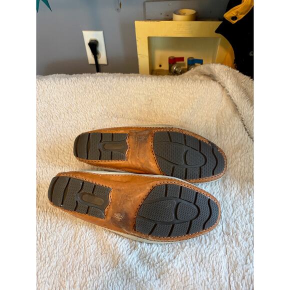 Moreschi Made in Italy Leather Loafers Men’s 8.5 Two-Tone Apron Toe main image 5